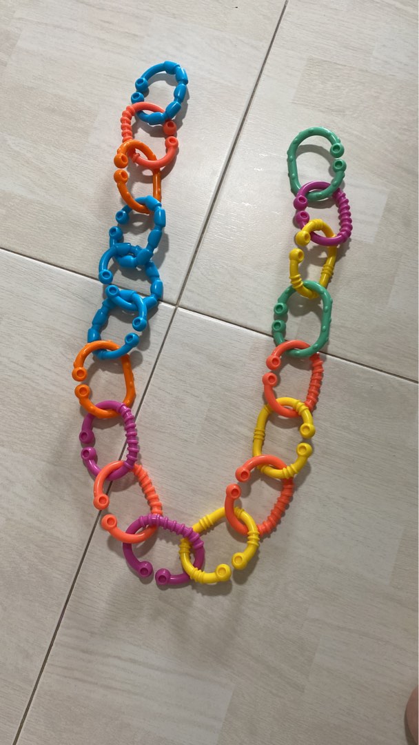 Plastic chains, Babies & Kids, Infant Playtime on Carousell