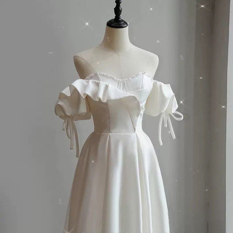 White formal outlet party dresses