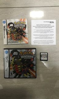 Pokémon platinum reproduction game and box