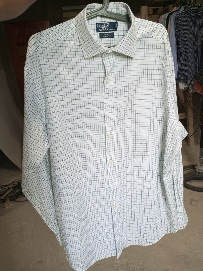 polo ralph lauren regent classic fit dress shirt Polo Ralph Lauren Regent Custom Fit Textured Shirt – Competitive Edge main image 1