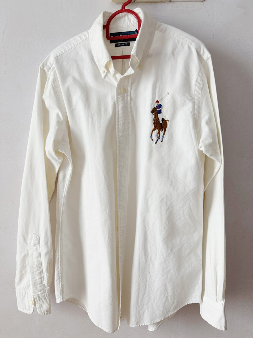 White polo dress shirt best sale