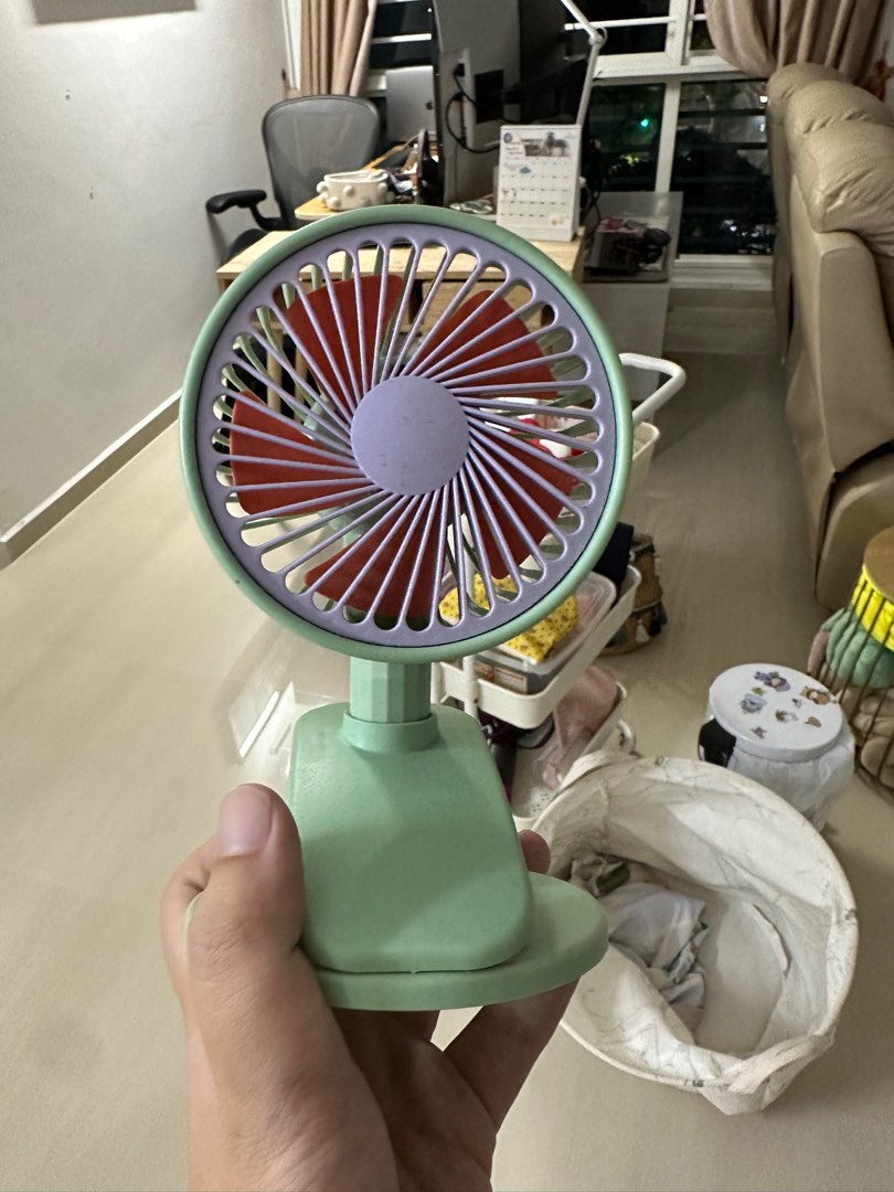 Portable Fan usb pram stroller Furniture Home Living Lighting