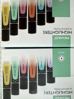 Prevailed pastel highlighters