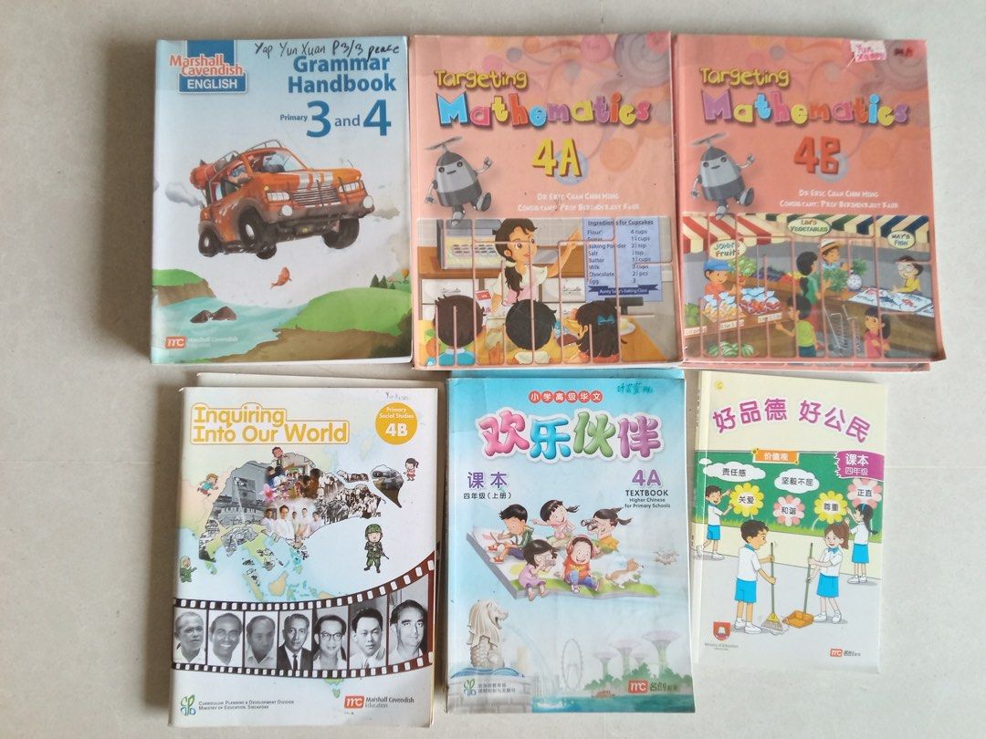 Primary 3 & 4 School Textbooks, Hobbies & Toys, Books & Magazines ...