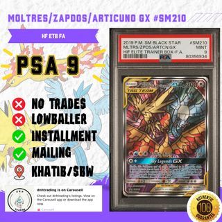 Moltres & Zapdos & Articuno GX 66/68 Holo Rare Pokemon Card Near Mint