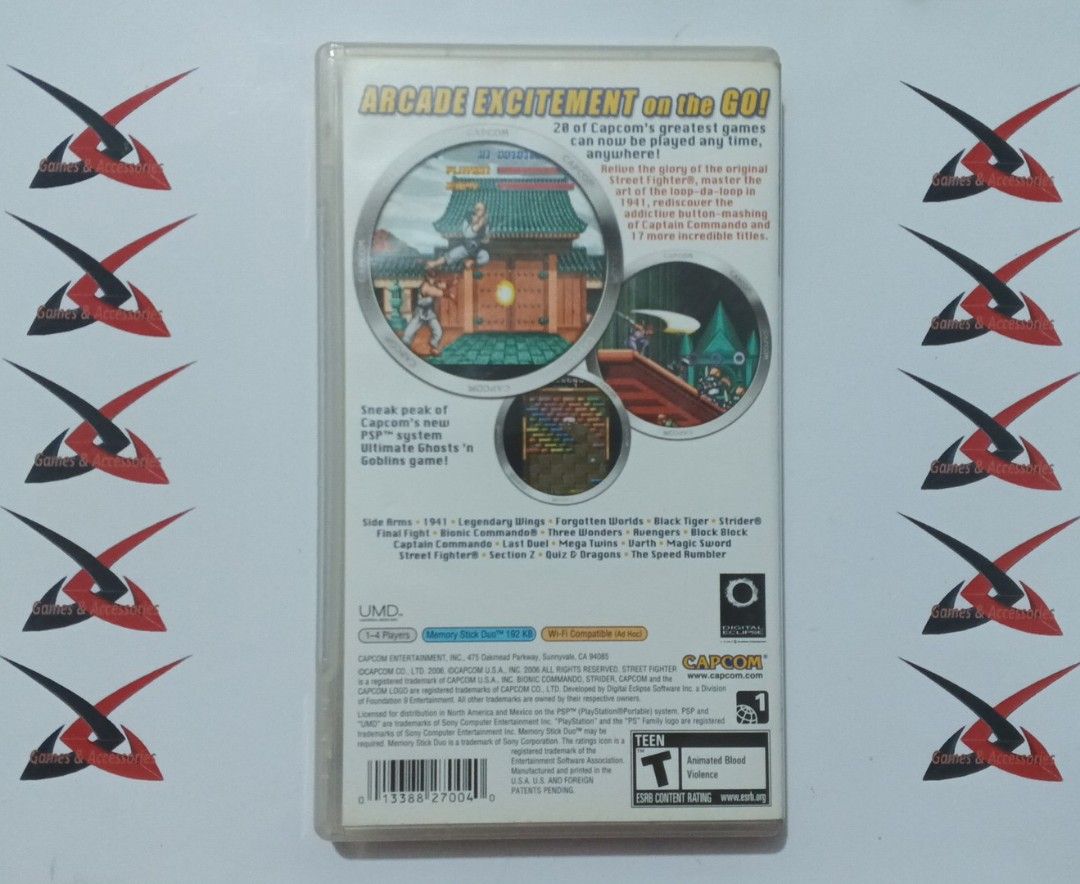 PSP PlayStation Portable UMD Game Classics Collection Remixed