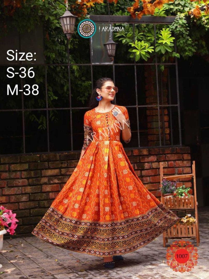 Maxi gown kurti sale