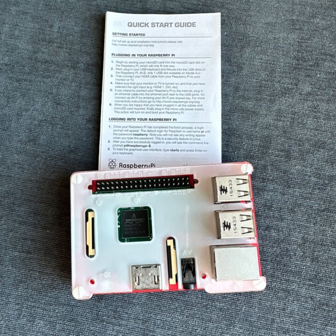 Raspberry Pi 3 Model B Rev 1.2 (32 bit) with case, Computers & Tech ...
