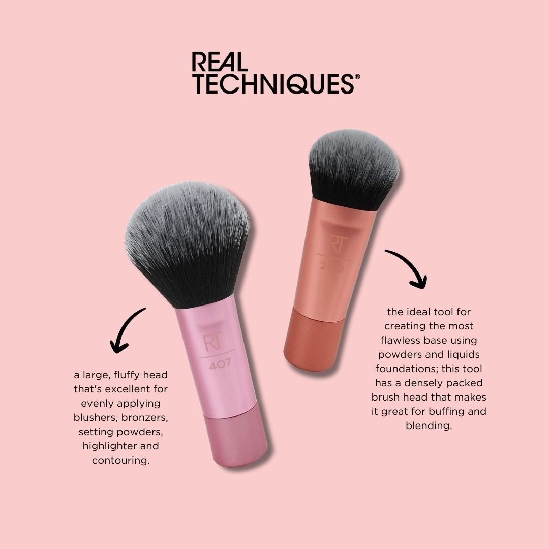 REAL TECHNIQUES Mini Expert Face For Foundation (Category: Makeup) located in Quezon City. Submitted by happyfactoryph (Listing ID 1132351404, Image 3). Description: REAL TECHNIQUES Mini Expert Face For Foundation – P890 (from P1500) ⁣ Product Details: The mini expert face brush is ultra-firm and broad for perfectly buffed foundation and an airbrushed finish. Ideal for cream and liquid foundations. ⁣ Shop Details: ⭐ Shopee: @happyfactoryph⁣ ⭐ Ins