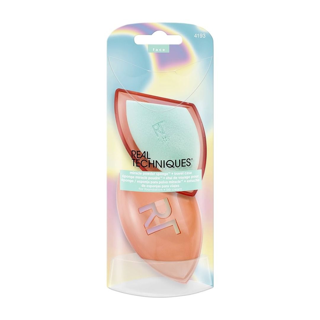 REAL TECHNIQUES Miracle Powder Sponge For Foundation + BB Cream (Category: Face Care) located in Quezon City. Submitted by happyfactoryph (Listing ID 1132350784, Image 2). Description: REAL TECHNIQUES Miracle Powder Sponge For Foundation + BB Cream – P990 (from P2000) ⁣ Product Details: The Real Techniques Miracle Powder Sponge seamlessly blends and sets for a soft-focus finish that lasts. Our powder makeup sponge offers buildable coverage and is