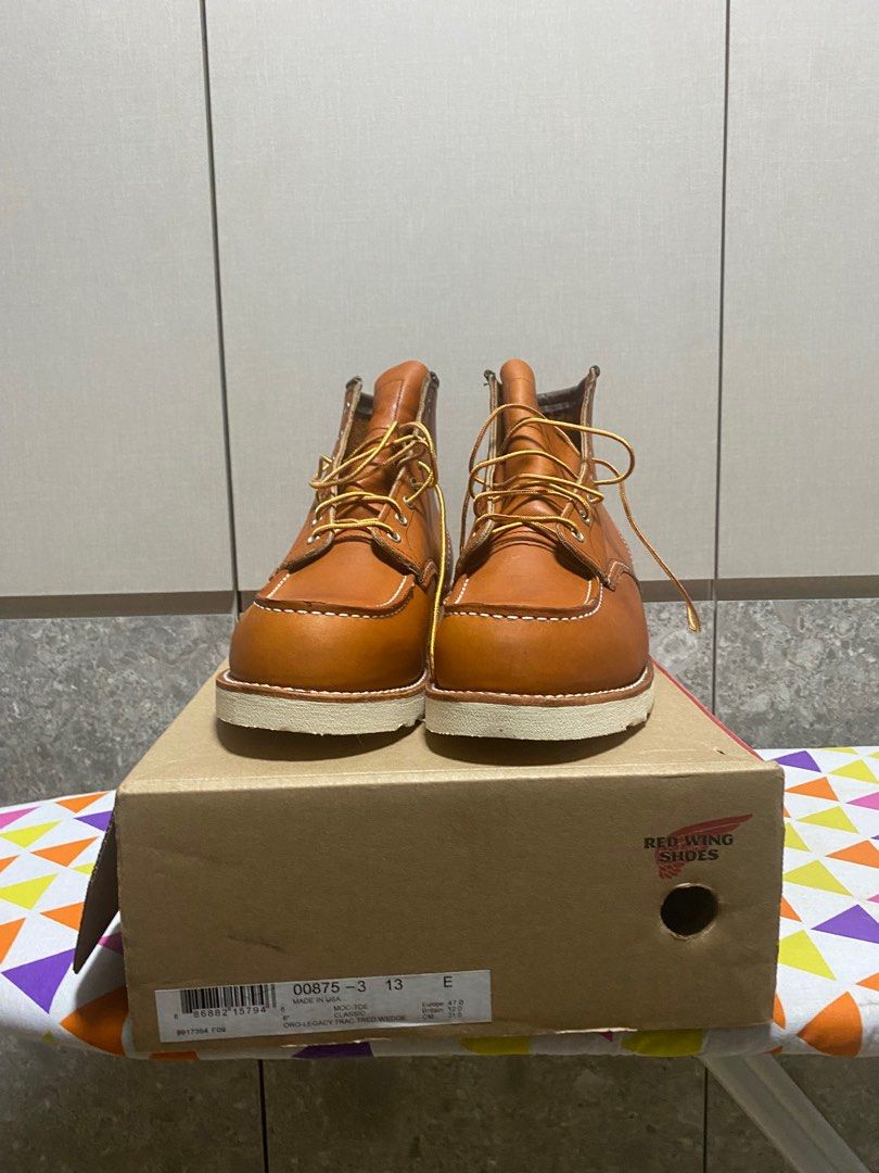Redwing MOC TOE 875 Men s Fashion Footwear Boots on Carousell