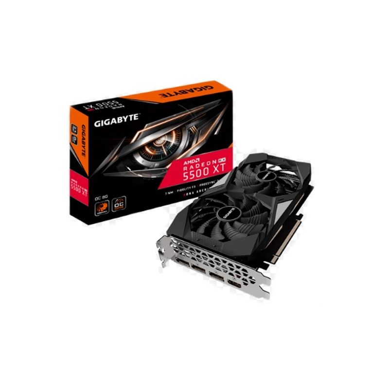 REFURBISHED GIGABYTE GV R55XTOC 8GD Radeon RX 5500 XT OC 8G Powered by AMD Radeon RX 5500 XT PCI E