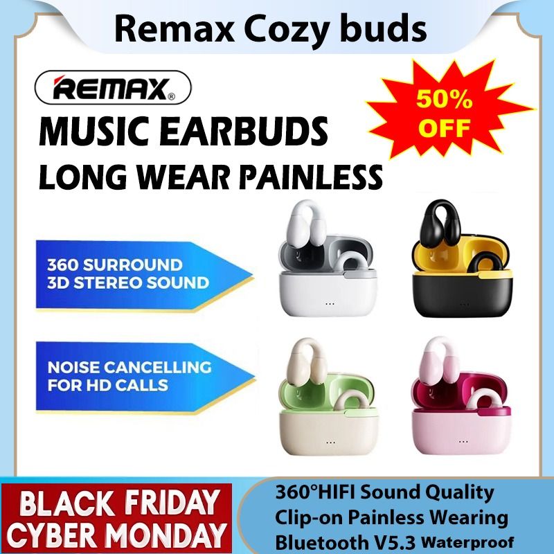 Remax Clip on Type Bone Conduction clear sound Open Ear sports