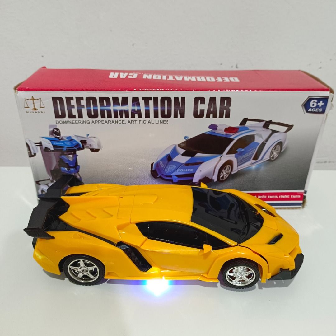 Car store transformer robot