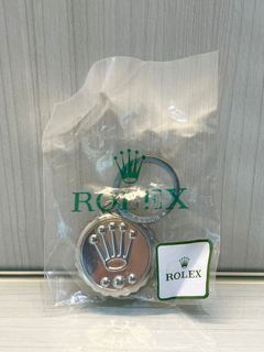 Rolex Silver Keychain