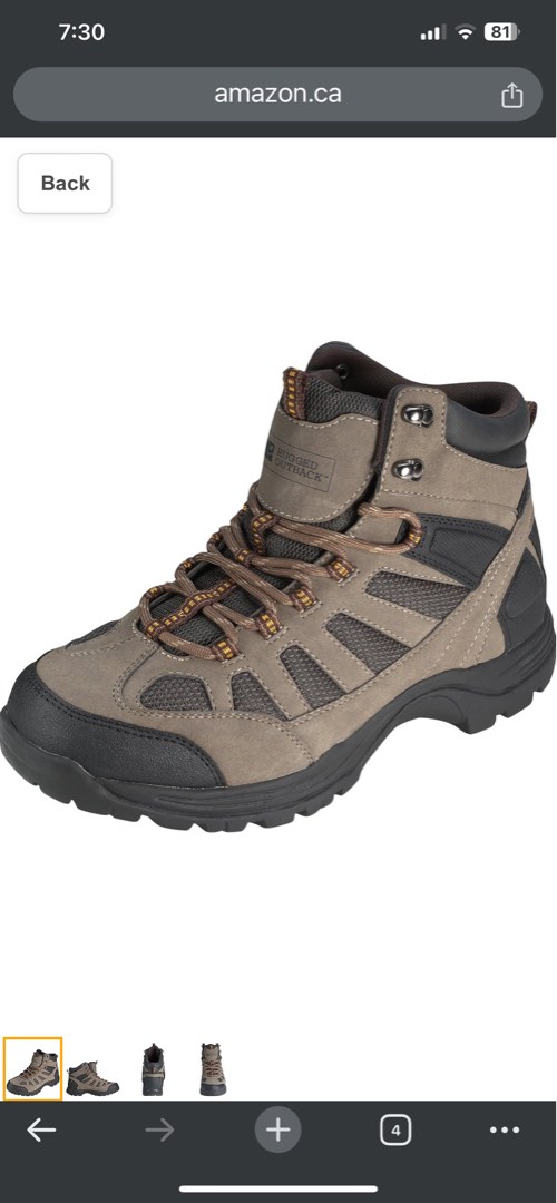 rugged outback snow boots