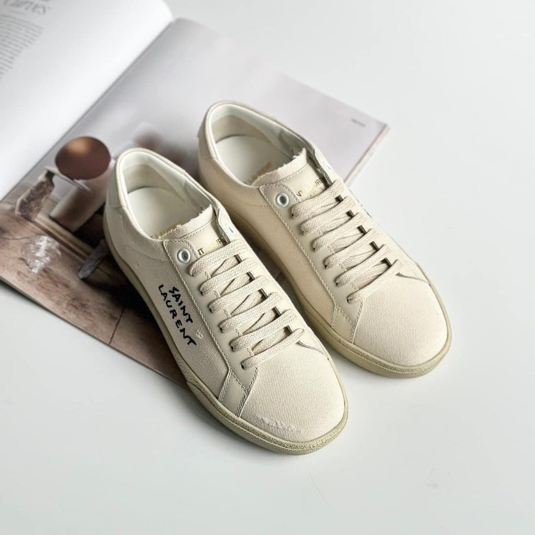 Saint Laurent Court Classic Sneakers SL06 Men #39 s Fashion Footwear