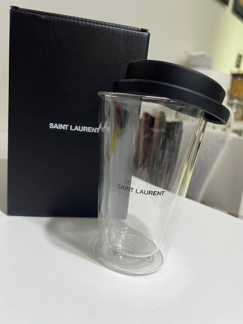 COFFEE MUG IN GLASS, Saint Laurent