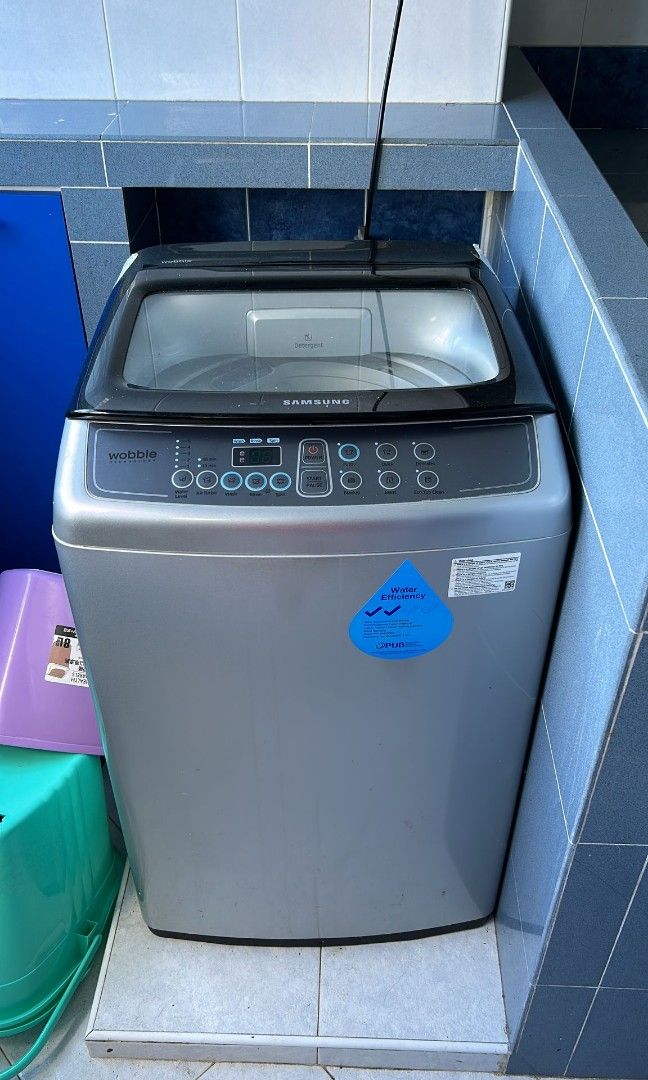 Samsung top loader washing machine, TV & Home Appliances, Washing