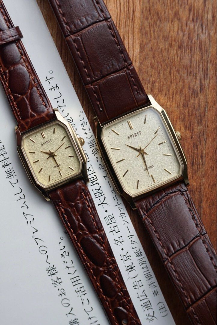 seiko tank couple watch Men s Fashion Watches Accessories