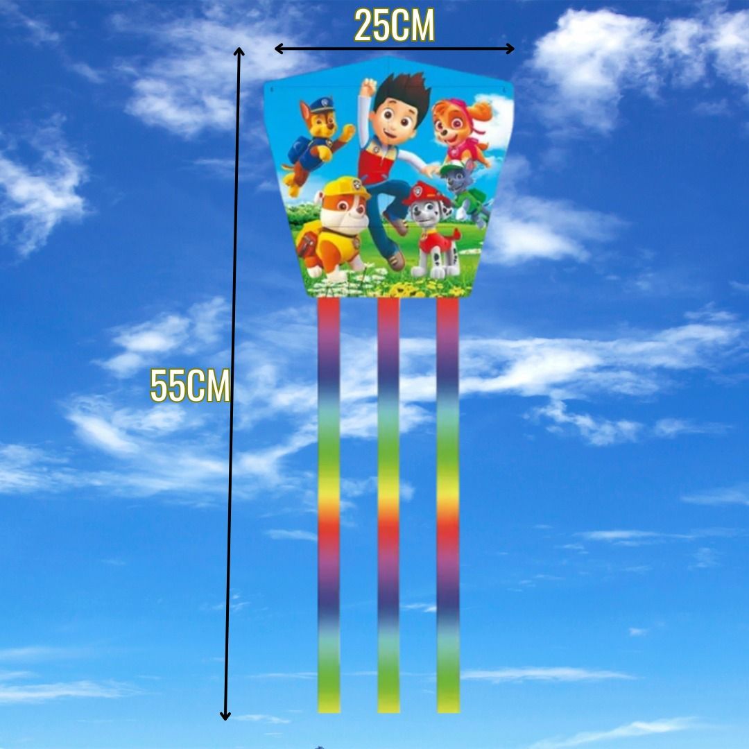 SG Seller Small Plastic Fishing Rod Long Rainbow Tail Kites Playful Kite  Kids' Outdoor Cartoon Characters For Children, Hobbies & Toys, Toys & Games  on Carousell