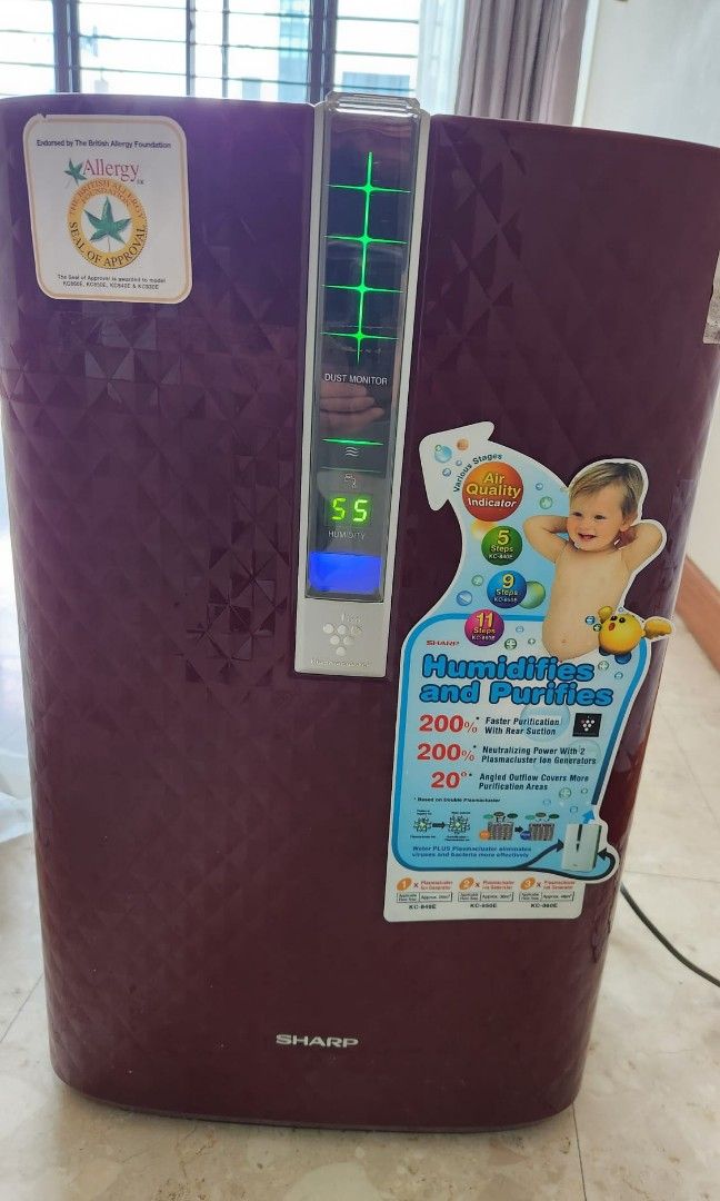 Sharp humidifier and purifier, TV & Home Appliances, Air Purifiers