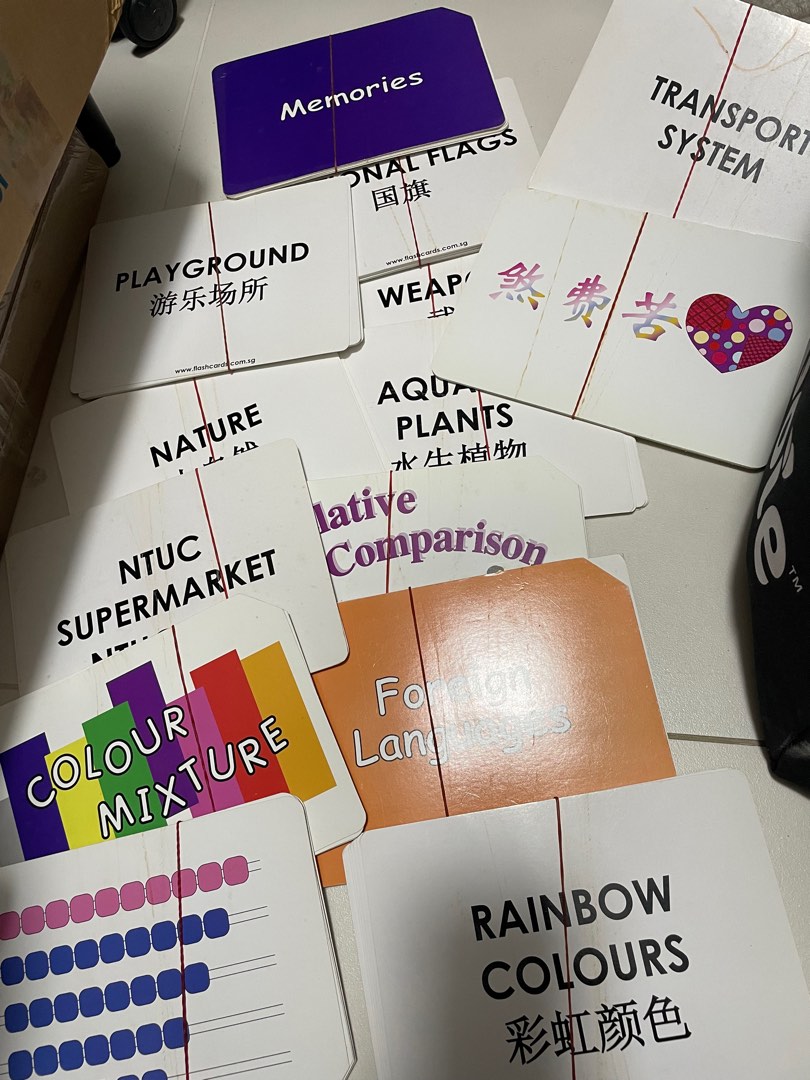 Shichida flash cards! 30-40 range of categories!, Hobbies &amp; Toys, Books ...