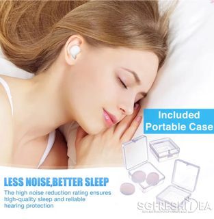 Sillicone Earplugs for Sleeping - Moldable Putty Ear Plug