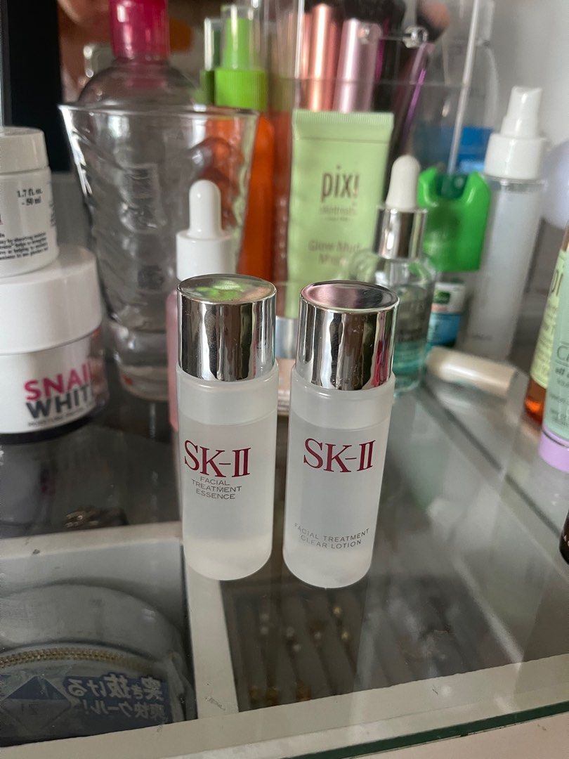 SK II facial treatment essence & clear lotion, Beauty & Personal Care ...