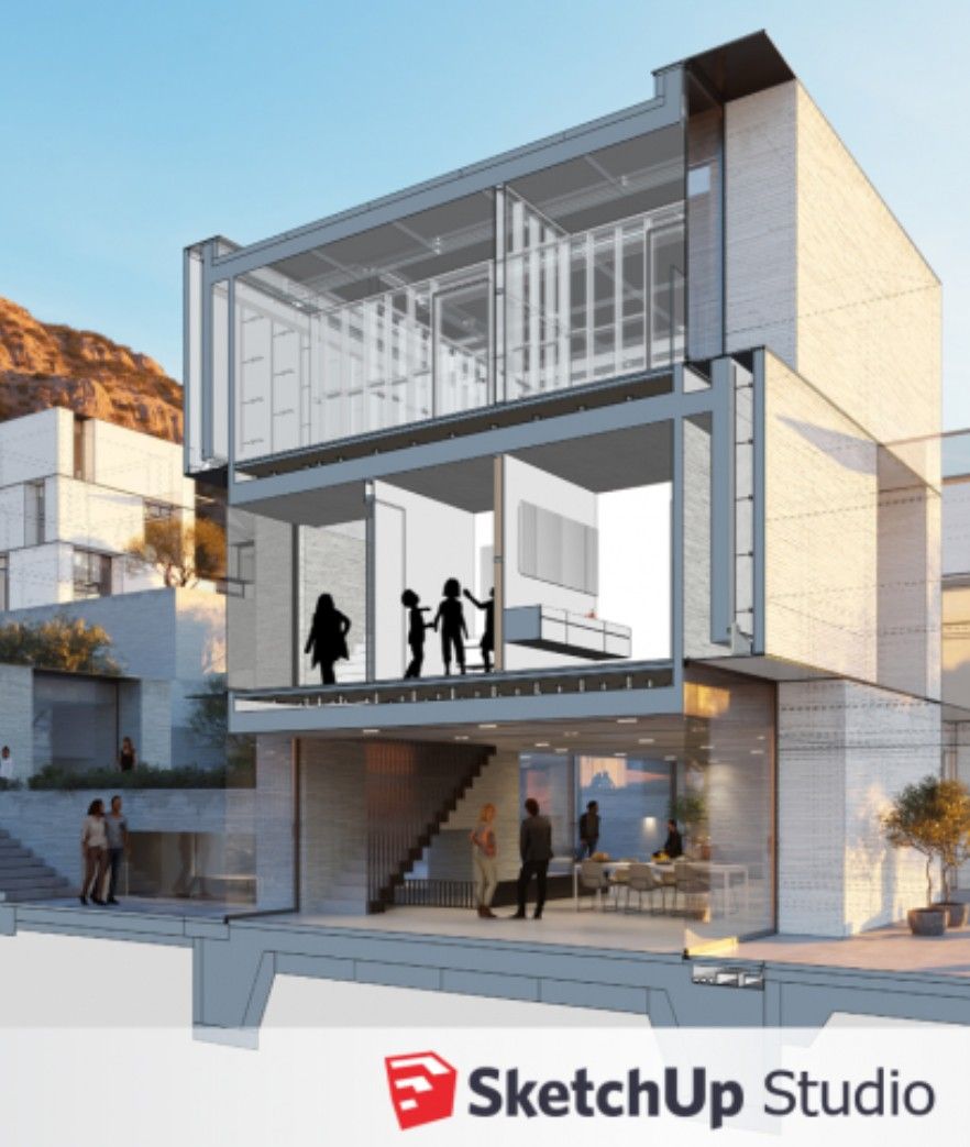 Sketchup Studio License 3D Modelling Software for Windows Pc, Computers ...