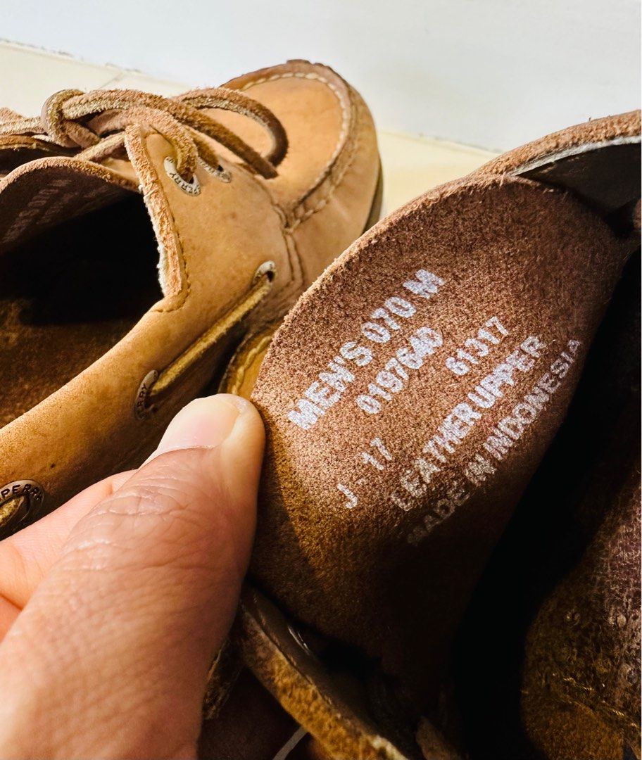 Sperry Top Sider Deck Boat shoes original leather Men s