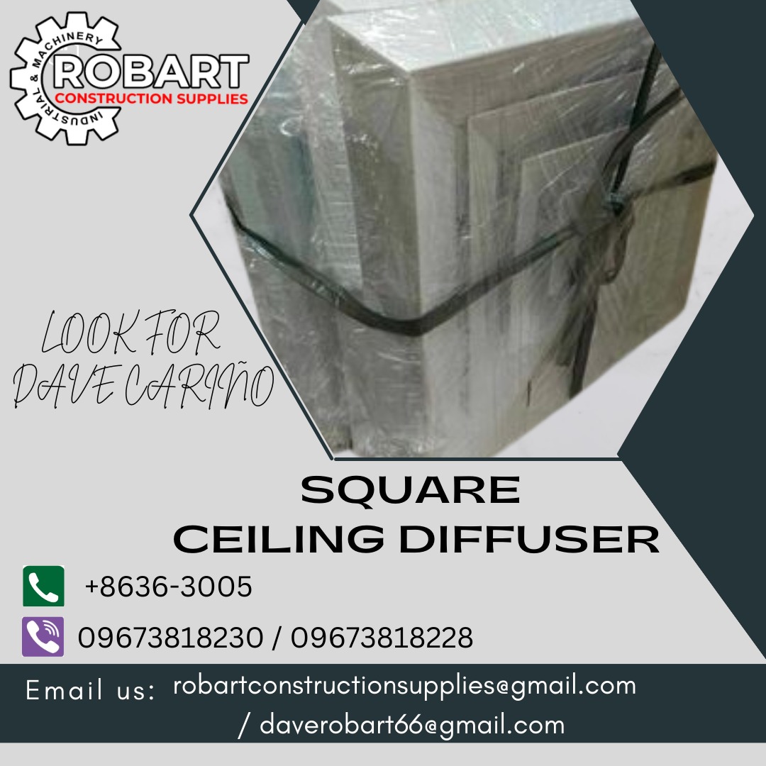 SQUARE CEILING DIFFUSER, Commercial & Industrial, Construction Tools ...