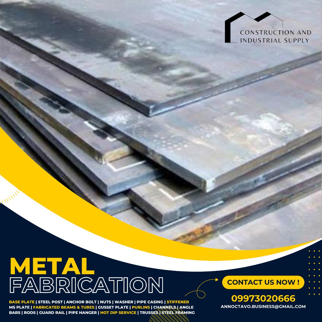Steel Plates Metal Fabrication Construction Materials Structural