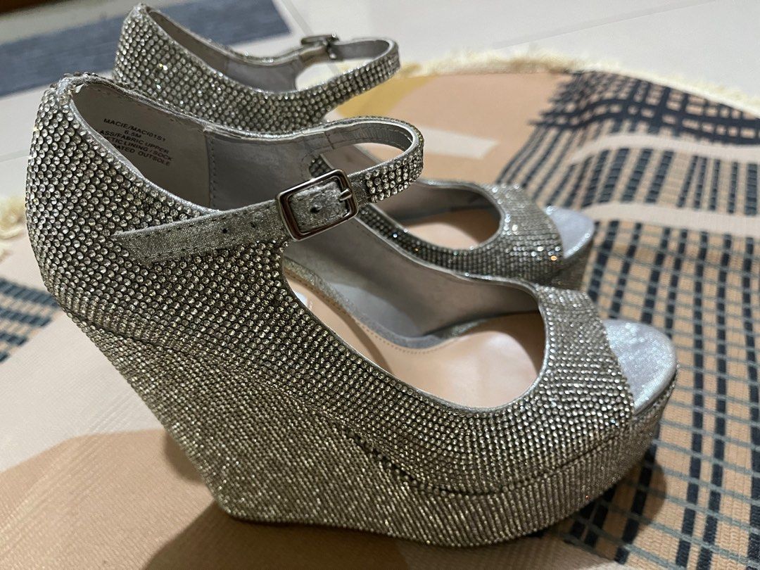 Steve madden gray store wedges