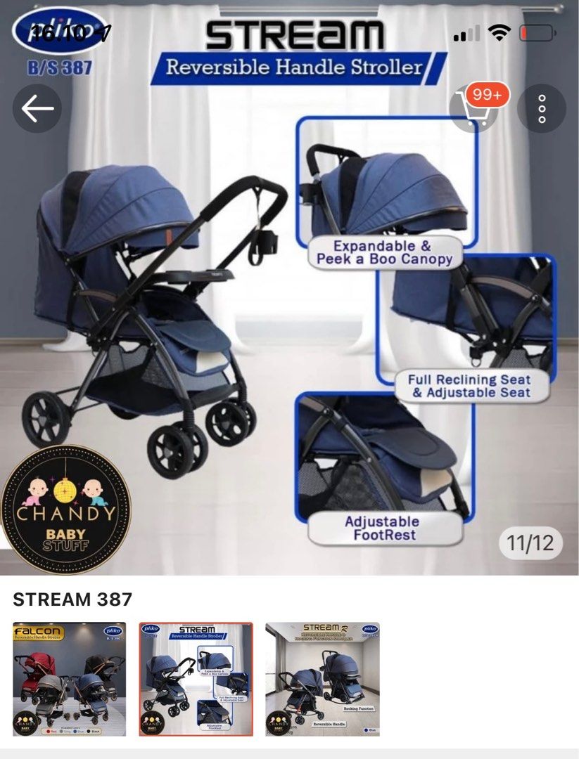 STROLLER BAYI PLIKO Bayi Anak Lainnya di Carousell