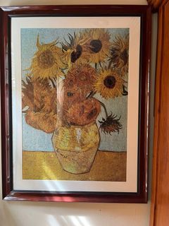 Sunflowe by Van Gogh 1000pcs framed puzzle