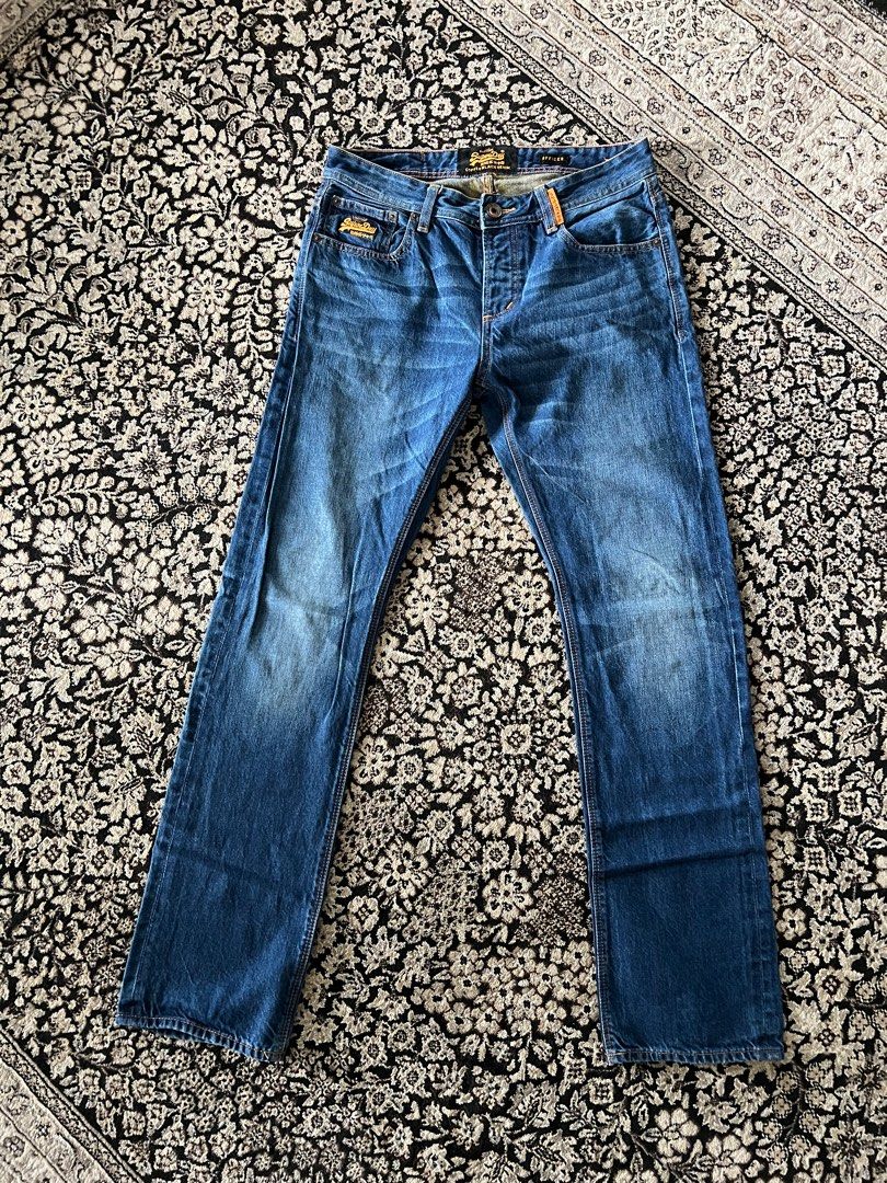 Superdry vintage copper outlet black denim jeans