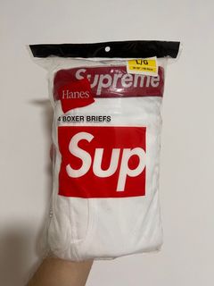 SS24 Supreme Hanes black boxer briefs (4pack) S small New and