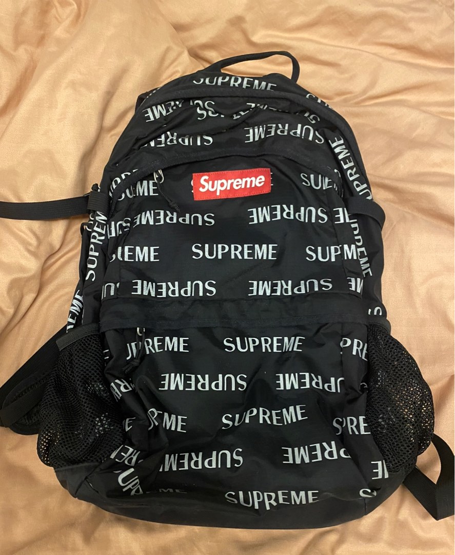 Supreme reflective backpack sale