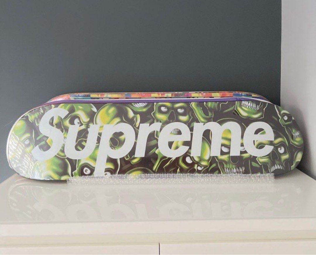 Supreme Skull Pile Skateboard Sports Equipment Sports Games Skates Rollerblades Scooters on Carousell