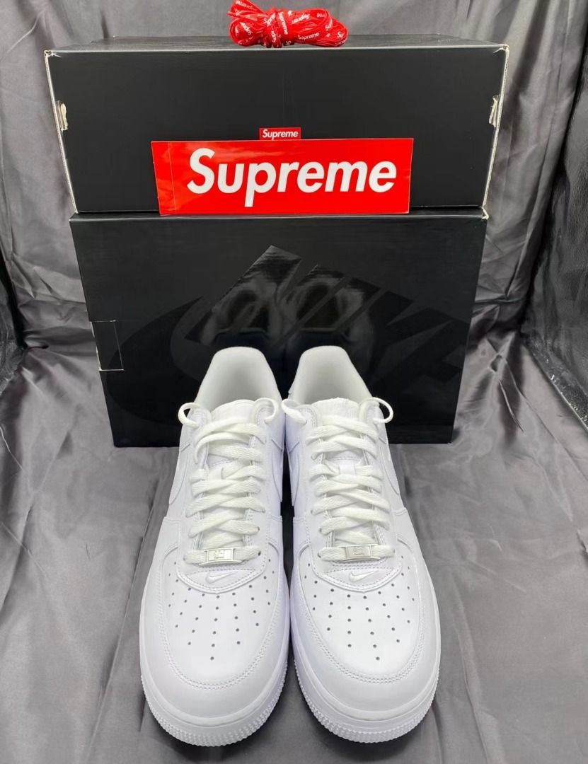 White supreme new arrivals sneakers