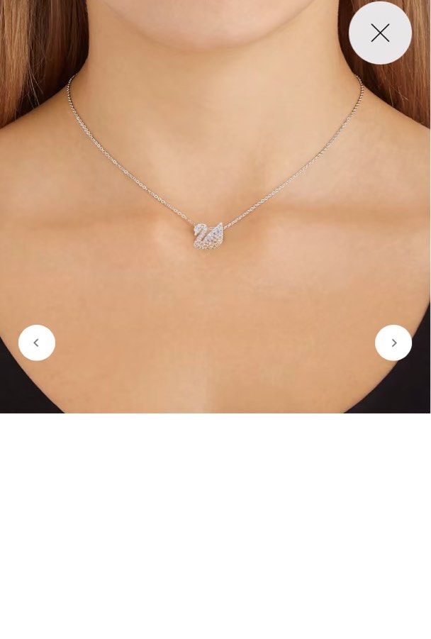 Swarovski iconic sales swan small pendant
