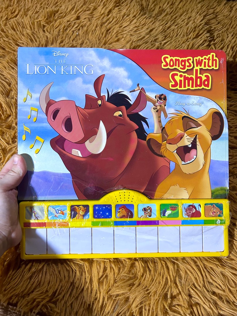 The Lion King Songs with Simba Brand New, Hobbies & Toys, Books