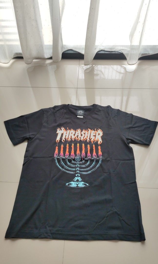 Thrasher menorah tee clearance