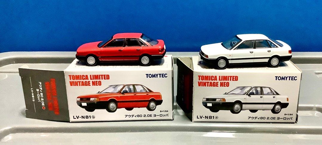 トミカリミテッドヴィンテージ　LV-N114a アウディ80 2.0Eポリスカー トミカリミテッドヴィンテージNEO LV-N114a アウデイ80 2.0E
