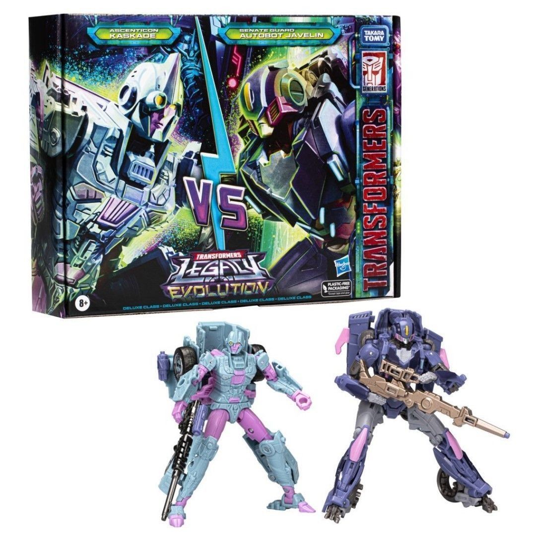 Transformers Legacy Evolution Senate Guard Autobot Javelin & Ascenticon ...
