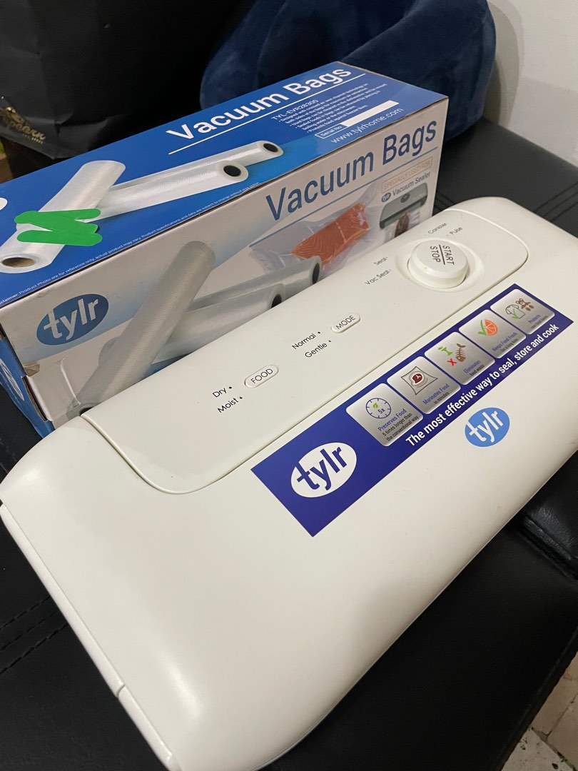 Tylr Vacuum Sealer (FREE VACUUM BAGS), TV & Home Appliances, Kitchen Appliances, Other Kitchen