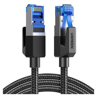 KASIMO Cat 7 Ethernet Cable 100 FT, Cat 7 Gigabit LAN Network Cable RJ45  High-Speed Flat Ethernet Cable 10Gbps 600Mhz/s STP for PC,Game Console,PS4,  PS5,Switch,Modem,Smart TV,Patch Panel 