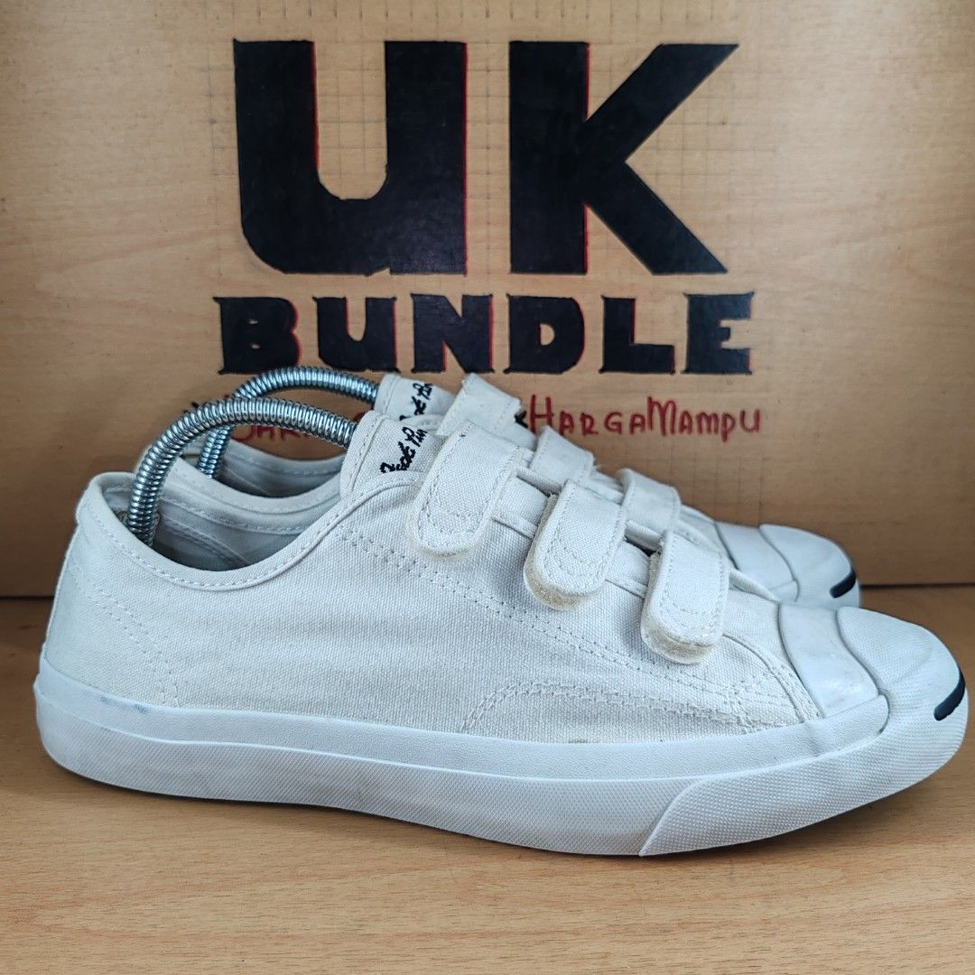UKBundle UK8.5 27cm Converse Jack Purcell 3V Velcro Strap