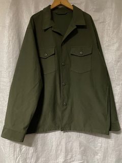Uniqlo 寬鬆版型 軍綠 工裝外套 （A4